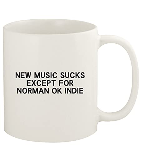 New Music Sucks Except Norman Ok Indie Mug 11oz White