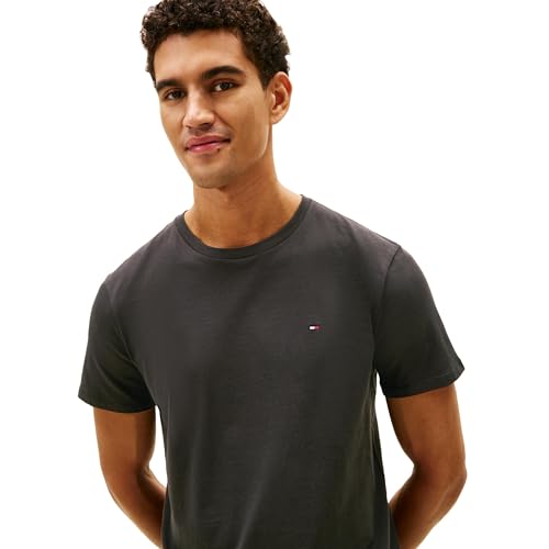 Image of Tommy Hilfiger Mens Flag Crew Neck T-Shirt