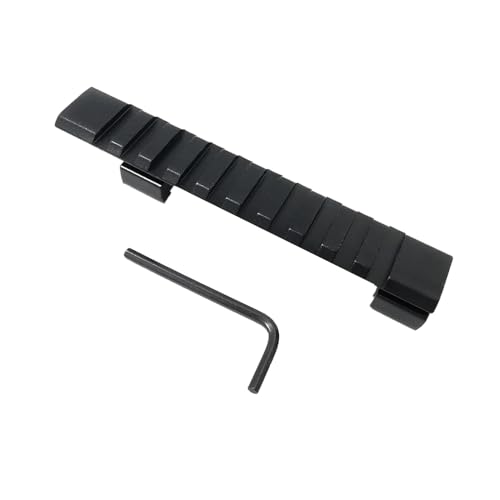 ProWildGear Full Length 125mm Dovetail Rail Extension 10 Slot 11mm to 20mm Picatinny Rail Adapter