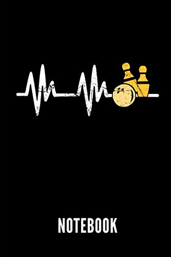 Notebook: Geschenkidee Für Bowling Spieler - Notizbuch Mit 110 Linierten Seiten - Format 6x9 Din A5