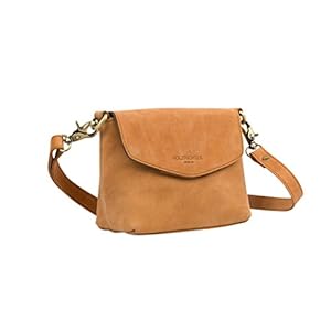 HOLZRICHTER Berlin Damen Umhängetasche (S) – Premium Leder Handtasche klein