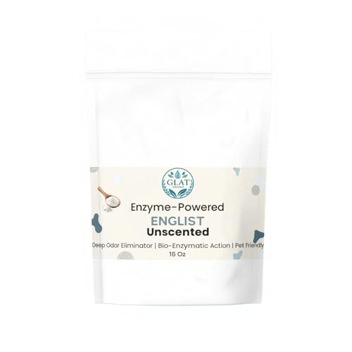 GLAT Group Enzyme-Powered Carpet Deodorizer (Powder) - Unscented | Natural