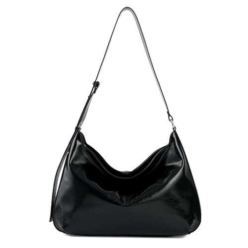 Bolso Hobo de Cuero Vegano para Mujer con Correa Ajustable