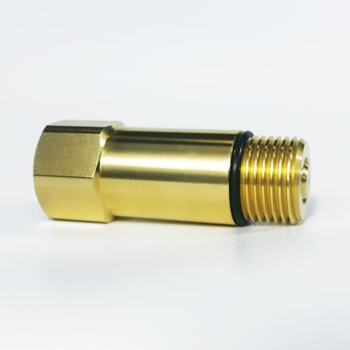 Image of Auto Anti-Freezing Valve for RV Water Tank, Hose, Outdoor Pipe, Faucet, Solar Water Heater, No Electricity Required, Accurate Temperature Sensing Thickened Brass Winterizing Valve, 1 /2 inch NPT Connection