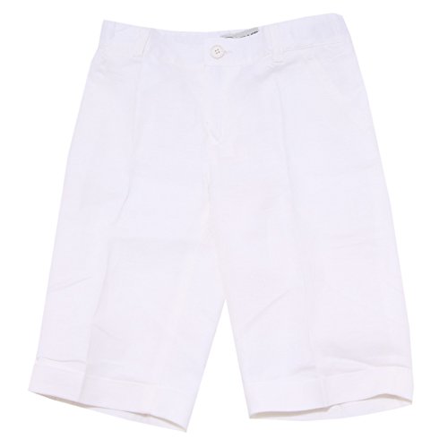 Bermuda lino blanc 6 ans short léger fille et garçon