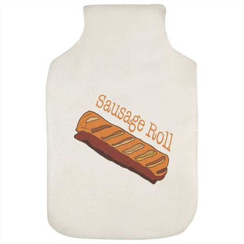 Azeeda 'Sausage Roll' Hot Water Bottle Cover (HW00036402)