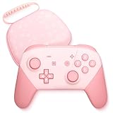 Switch Pro Controller, Wireless Switch Controllers with Carrying Storage Case, Upgraded Gamepad Switch Remote Replacement for Switch Controller Support NFC/Dual Vibration/Screenshot/Wake-up Function