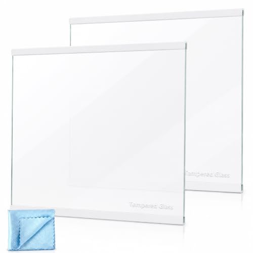 2 Pack W11130203 Freezer Glass Shelf for Whirlpool Refrigerators