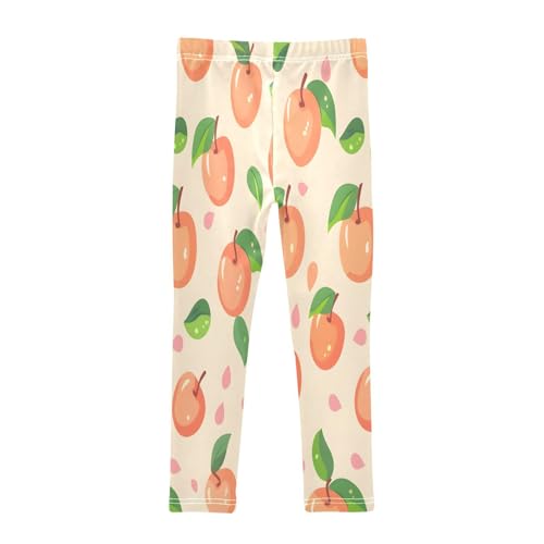 Bolaz Toddler Girls Leggings Printed Yoga Pants Leggings Many Peach for Kids2
