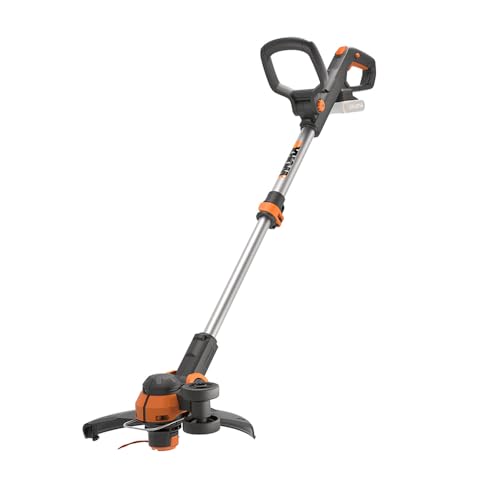 WORX WG163E.9 Decespugliatore Tagliabordi a Batteria, Diametro di Taglio 30 cm, 1 Filo 1,65 mm, 20 V...