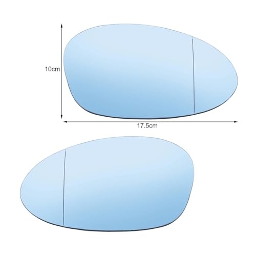 Miroir grand angle convexe en verre haut de gamme pour châssis E90 E82 - 3