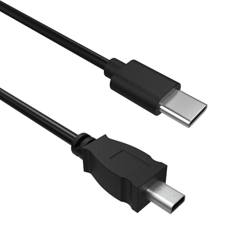 Replacement UC-E6 to USB C Data Transfer Cable Cord Compatible with Nikon D3300 D750 D5300 D7200 D5100 D5200 D7100 & Coolpix L340 L32 L22 S3700 S6500 S3500 S6600, UC-E16 UC-E17 UC-E23 USB Cable 30cm