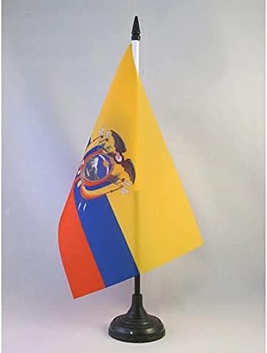 BANDERA de MESA de ECUADOR 21x14cm - BANDERINA de DESPACHO ECUATO...