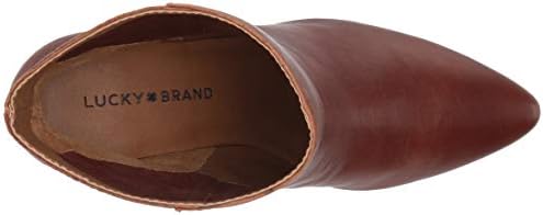 Lucky Brand Women's YUBAL Ankle Boot, Whiskey, 12 M US | Image 4
