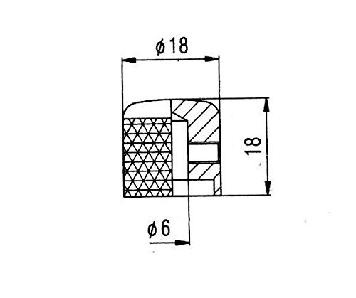 Guyker 3Pcs Guitar Potentiometer Knobs With 6Mm (0.24") Dia. Shaft Pots - Iron Dome Control Knob Fits For Electric Bass Guitar (Rainbow Chameleon) #TOP5