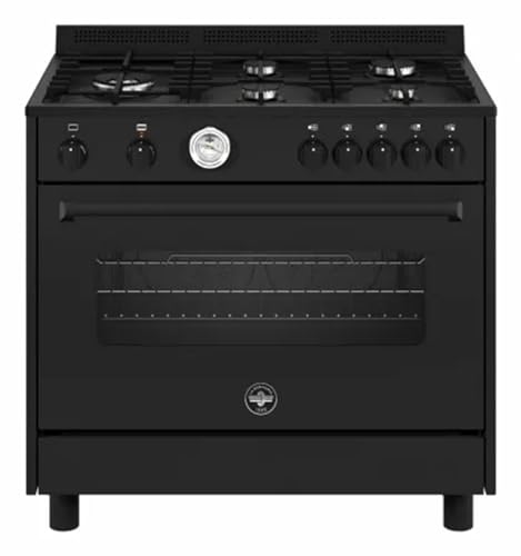 AMN965GTN24 Cuisinière à gaz avec four Noir Classe énergétique A 90 x 60 cm