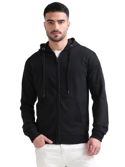 cnmn Premium Cotton Hooded Sweatshirt with Drawcords, Kangaroo Pockets - Bio Washed-picture-32