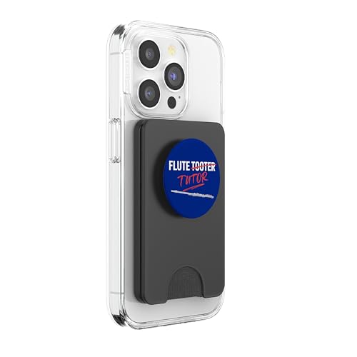 Blague Flûte pour Professeur Flûte ou Flûte Humour Drôle PopSockets PopWallet pour MagSafe – vue 4
