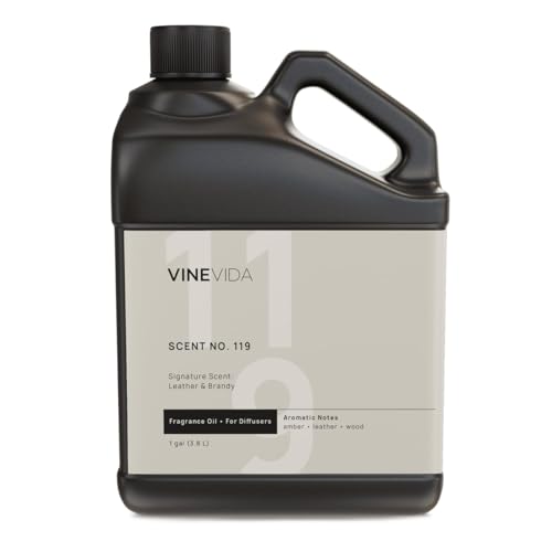 VINEVIDA [128 Oz] Inspired by: Leather & Brandy; Diffuser Oil Refill | Premium Scent Diffuser Oil for Home | Non-Toxic Fragrance