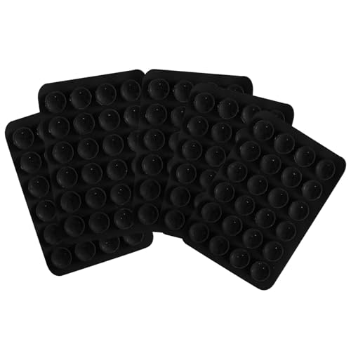 Immagine prodotto: Generico Supporto per custodia per telefono con ventosa, 5 pezzi, silicone ecologico, antiscivolo, resistente all'acqua, per smartphone