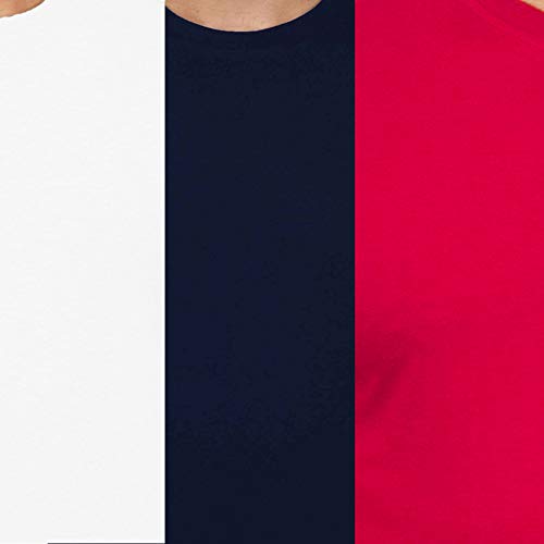 Image of Solid Men Half Sleeve Round Neck T-Shirt (Pack of 3)