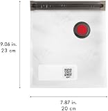 ZWILLING - Set de démarrage sous vide Fresh & Save BOWLS 9 pièces, bols en acier inoxydable M-18 cm, L-24 cm, sacs, pompe - 8