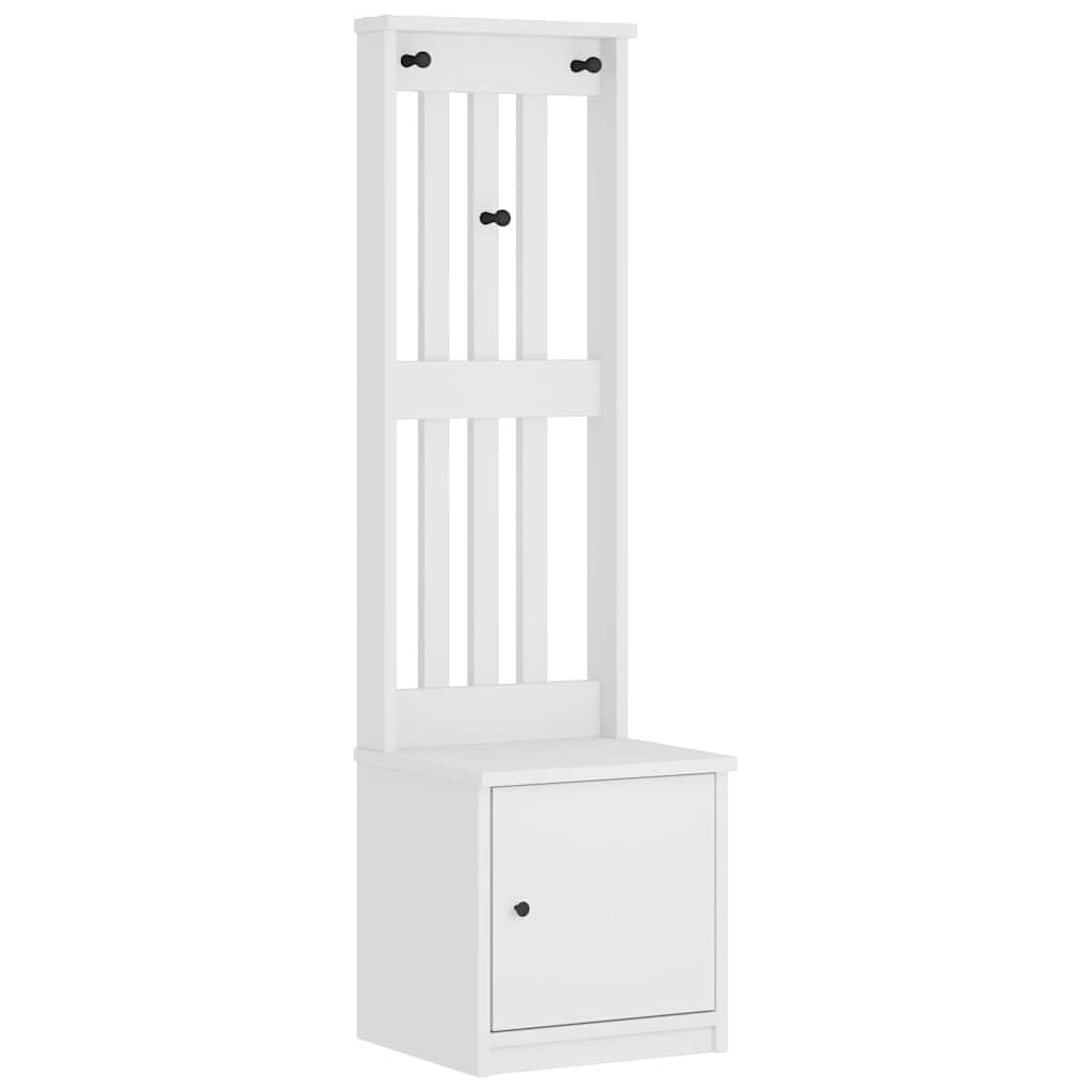 Porte-manteau entrée avec banc et 3 patères pour un couloir toujours bien ordonné