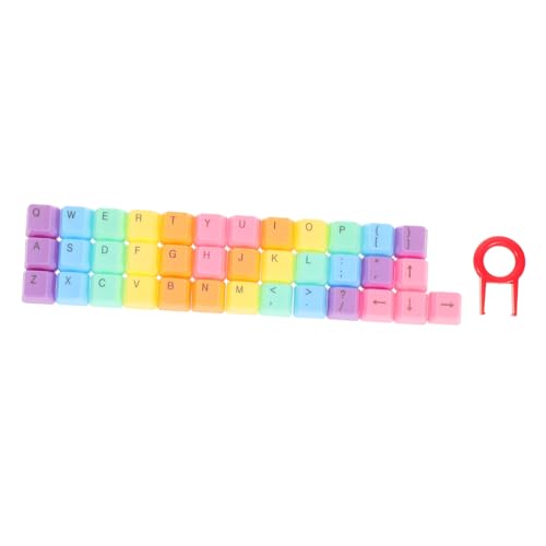 Lurrose 1 Set Keycaps per Tastiera Keycap Colorati per Cherry Design Personalizzabile Resistente AI Graffi e Facile Installare per Decorare Tua Tastiera