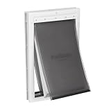 PetSafe Extreme Weather Energy Efficient Pet Door - 3 Flap System - For Large Dogs Up to 100 lb