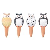 Chonsun Terracotta Owl Watering Spikes 4 Pack