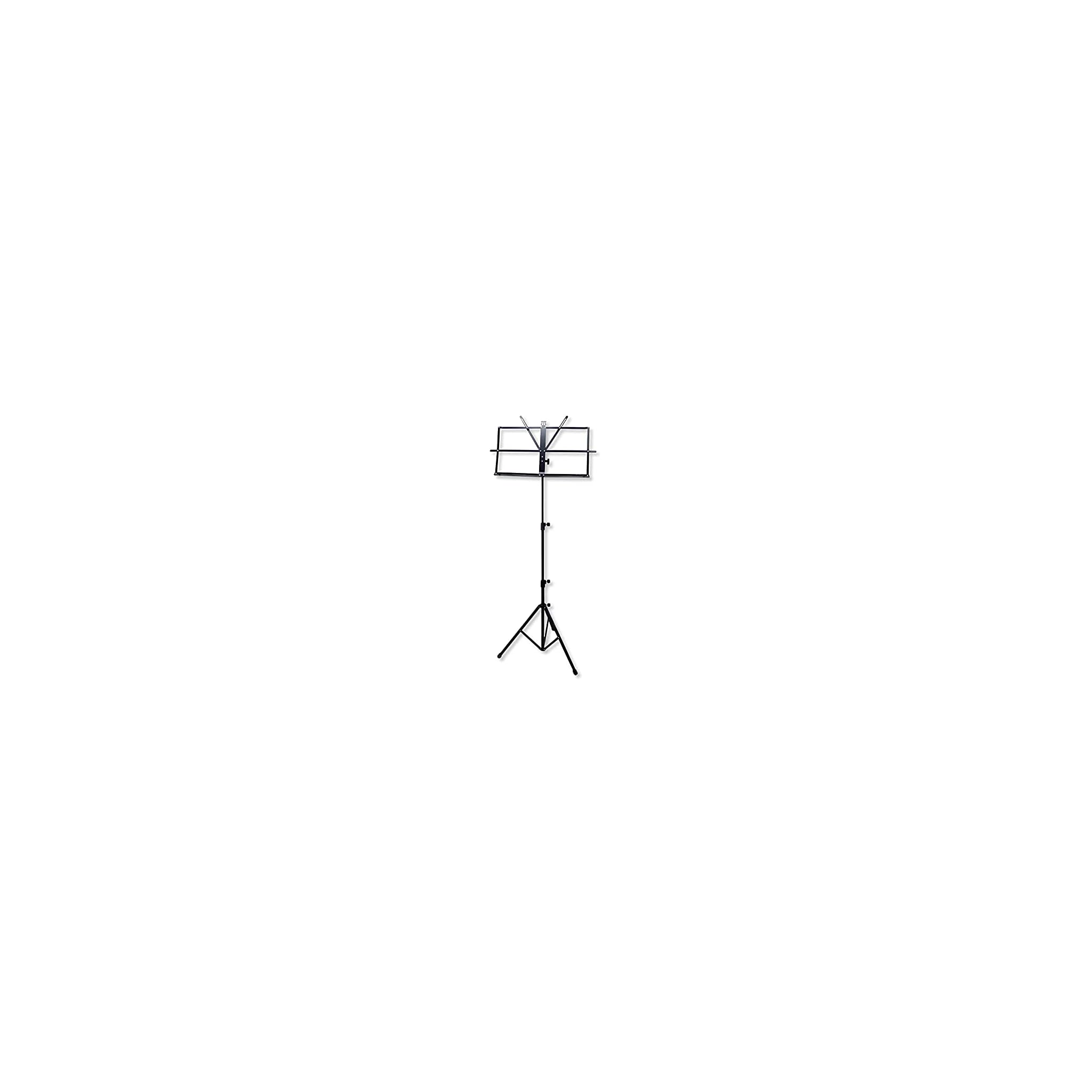 Pupitre à Musique Kabalo - Métal Noir - Hauteur Réglable 64-136cm - Pliable - Avec Housse De Transport
