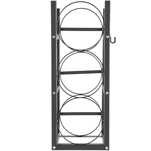 11 in x12 in x32.5 in Refrigerant Tank Rack - Holds 3x30 LB Cylinders | Heavy-Duty Space-Saving Holder for Freon, Oxygen, Nitrogen Tanks 3x30 lbs