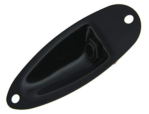 Electric Guitar Jack Plate ST Strat Boat Jack Socket Black