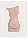 SOLY HUX Women's Summer Mini Dresses Off The Shoulder Ruched Bodycon Graduation Dress Sexy Going Out Party Club Outfits Light Pink XS