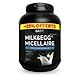 Eafit Milk Egg 95 Micellar 750g, Schokolade, Caseine Proteine, Muskelaufbauprotein, Erhaltung der Muskelmasse, Langsame Assimilation, Anti-Doping, 25 Portionen, Eafit Französische Marke