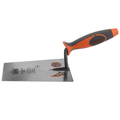 KSEIBI 281440 Narrow Bucket Brick Trowel Rubber Handle Square Tip Bricklaying Trowel (7inch-180mm) - Thumbnail 7