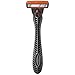 BIC Comfort 3 Hybrid Men's Disposable Razor, 3 Blades, 6 Cartridges and 1 Handle, Black, For a Close and Comfortable Shave