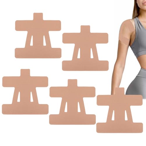 Cinta de kinesiología para el área del hombro | Cinta elástica para el hombro para de bádminton, cintas musculares transpirables para adolescentes, hombres, mujeres, hijos, hijas