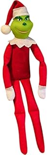 Christmas Grinch Plush Toy, 12.6" Grinch Stuffed Animal, Green Monsters Plush Doll, Christmas Stuffed Animal, Christmas Elf Ornament for Home Decor Kids