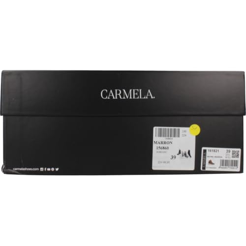 Carmela Para Mujer. 16182105-MARRON Zapatillas De Piel 161821 MarróN (36), 3 A 5Cm, Cremallera, Casual - 8