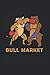 Produktbild Bull Market: Cooles Aktien Investor Notizbuch, Bull Vs. Bear Börsen Investment Bulle & Bär Sprüche I Kariert 120 Seiten, A5