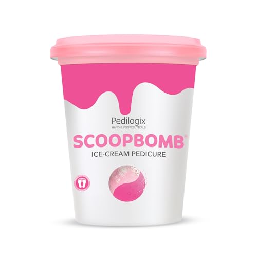 Image of O3+ Pedilogix Scoop Bomb Pedicure Gel with Bath Bomb for Soft & Moisturised Feet | 100g+10ml