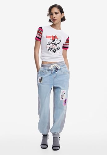 Desigual Women's Minnie Mouse™ Jogger Jeans2