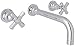 Rohl A2307XMAPCTO-2 Bathroom-Sink-faucets, Polished Chrome
