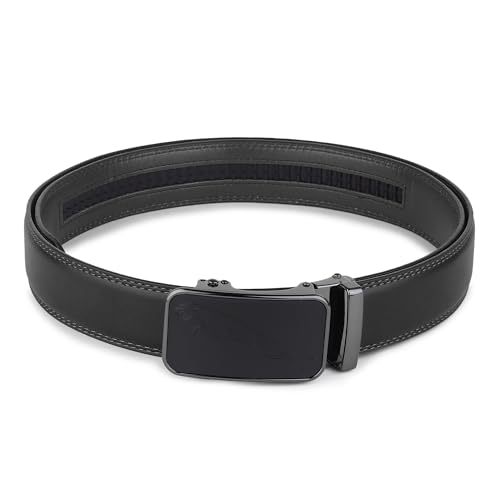 Image of ZORO Men's Vegan Leather Belt for Men, Formal /Casual,Autolock| Fit on up to 38 Inches Waist size (Free Size)