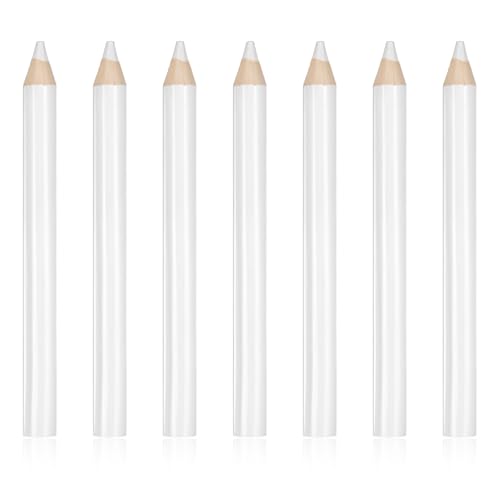 7PCS Fabric Pencils for Sewing, White Fabric Marking Pencils, Water