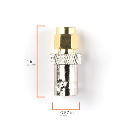 Adaptador THE CIMPLE CO SMA Macho a BNC Hembra - 4 unidades miniatura 4