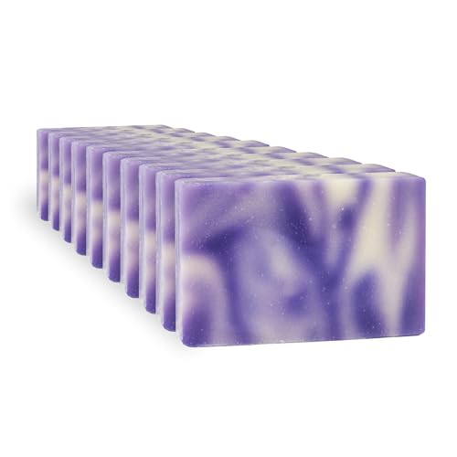 Nature's Oil Lavender Cold Process Soap Bar, 4.5oz Pack of 10, Plant Based and Made With All Natural Ingredients, For Moisturizing Dry Skin