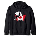 Este gráfico muestra un jugador de hockey sobre hielo con la bandera canadiense. Impresionante para jugadores de hockey sobre hielo y entrenadores de hockey sobre hielo, que aman patinar sobre hielo en la pista de patinaje sobre hielo y jugar hockey sobre hielo con el disco. Ideal para portero de hockey sobre hielo.
