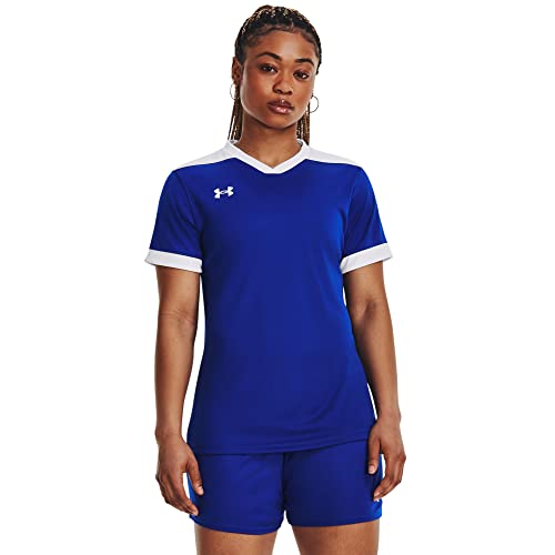 Under Armour Women's Maquina 3.0 Jersey, 400 Blue, LG